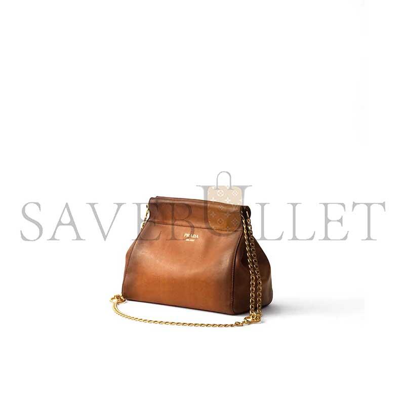 Pra*a enchaÎnÉ mini leather bag 1bc263 (22*18*11.5cm)